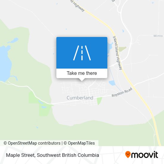 Maple Street map