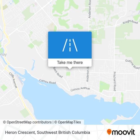 Heron Crescent map