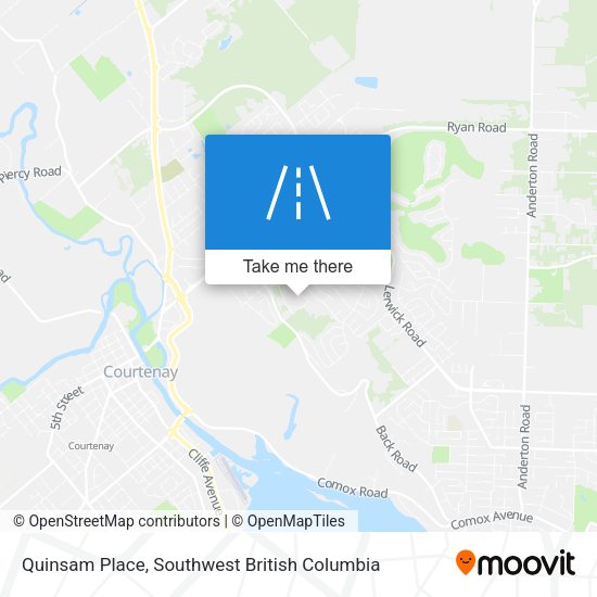 Quinsam Place map