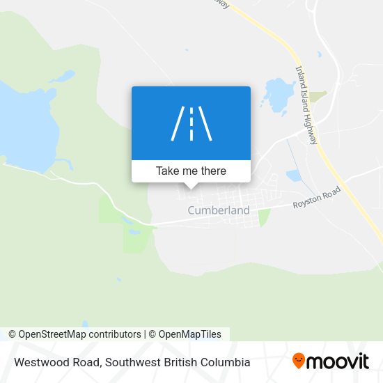 Westwood Road map