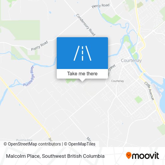 Malcolm Place map