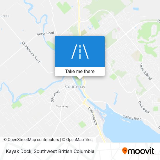 Kayak Dock map