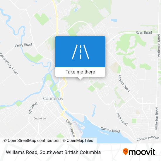 Williams Road map