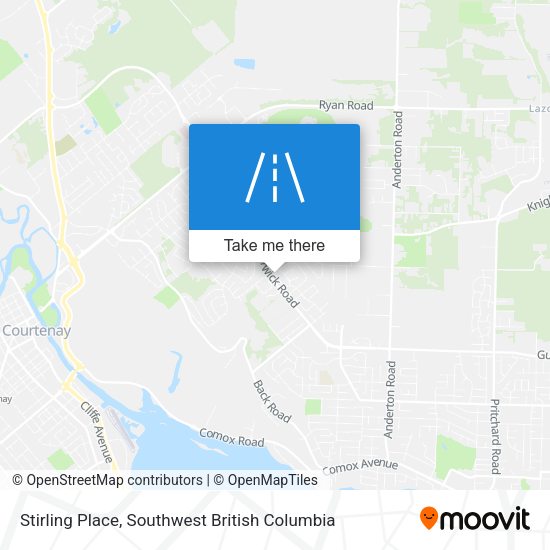 Stirling Place map