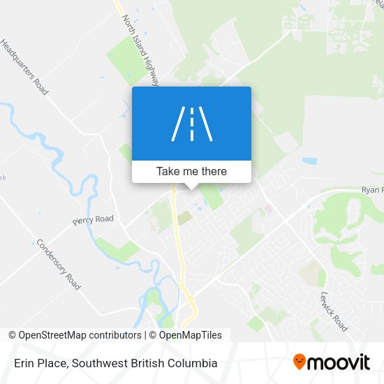 Erin Place map