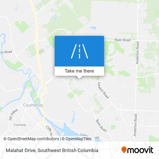 Malahat Drive map