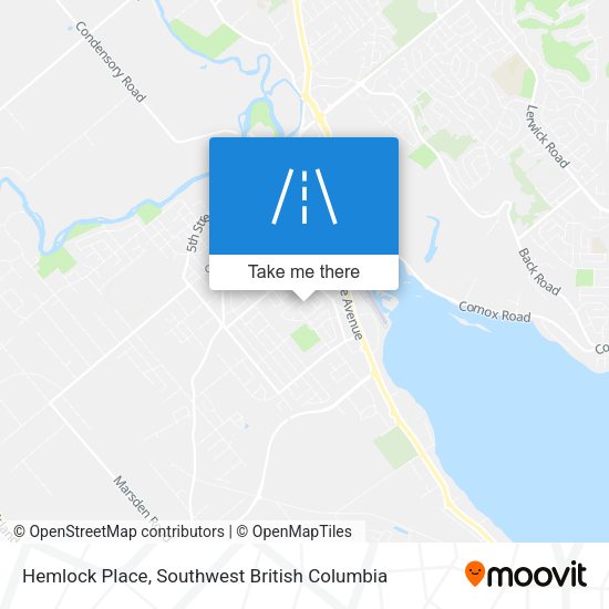 Hemlock Place map