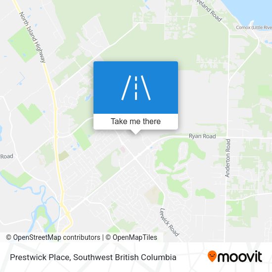Prestwick Place map