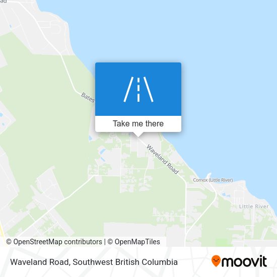 Waveland Road map