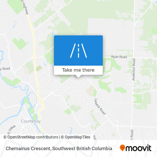 Chemainus Crescent map