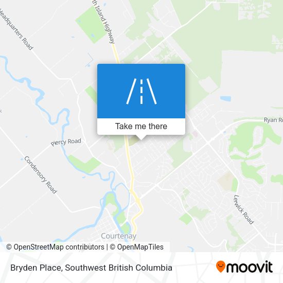 Bryden Place map