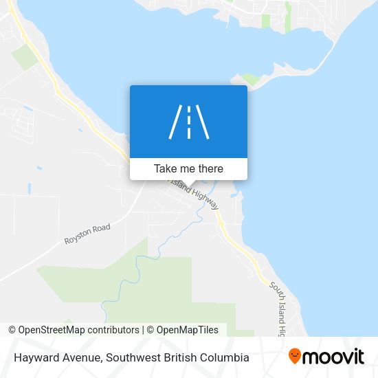Hayward Avenue map