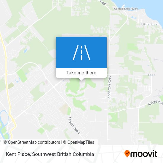 Kent Place map