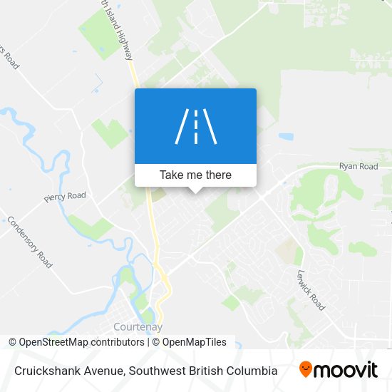 Cruickshank Avenue map
