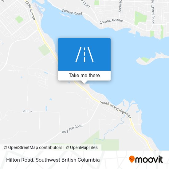 Hilton Road map