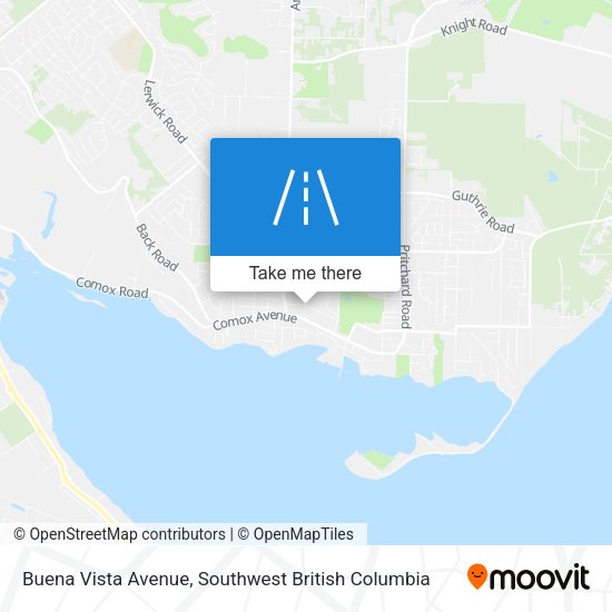 Buena Vista Avenue map