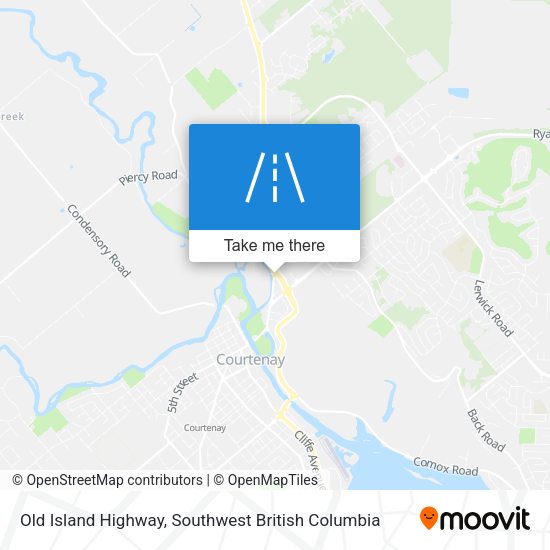 Old Island Highway map