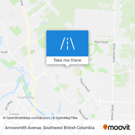 Arrowsmith Avenue map