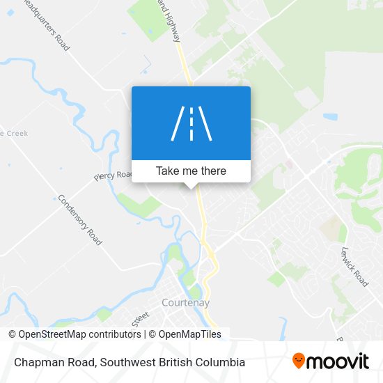 Chapman Road map