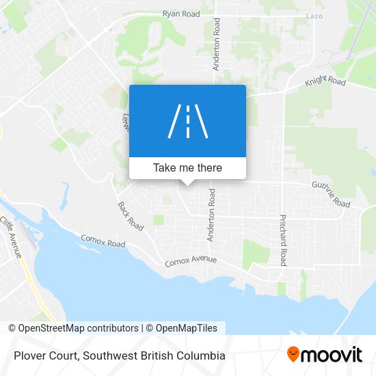 Plover Court map