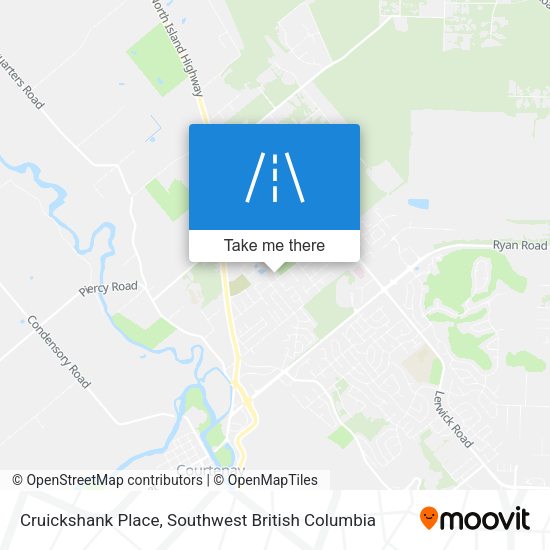 Cruickshank Place map