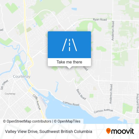 Valley View Drive map