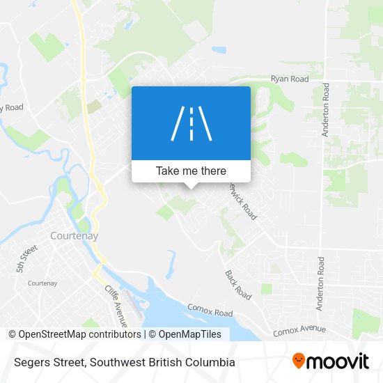 Segers Street map
