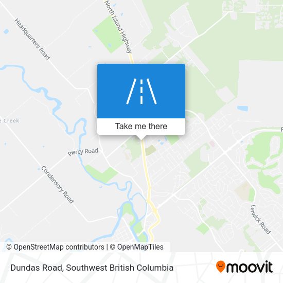 Dundas Road map