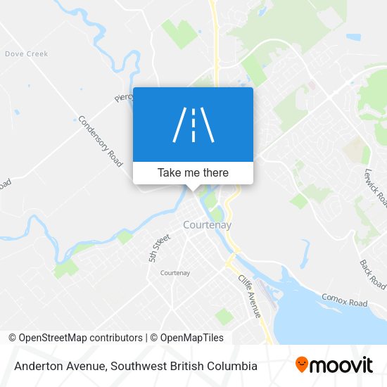 Anderton Avenue map