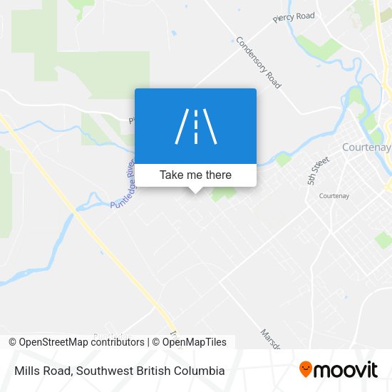 Mills Road map