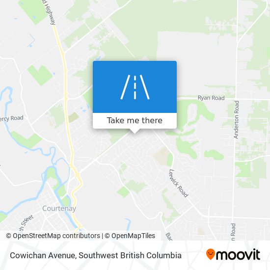Cowichan Avenue map