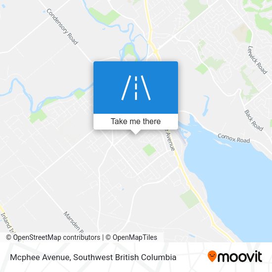 Mcphee Avenue map