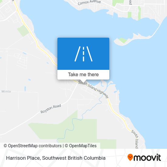 Harrison Place map