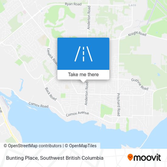 Bunting Place map
