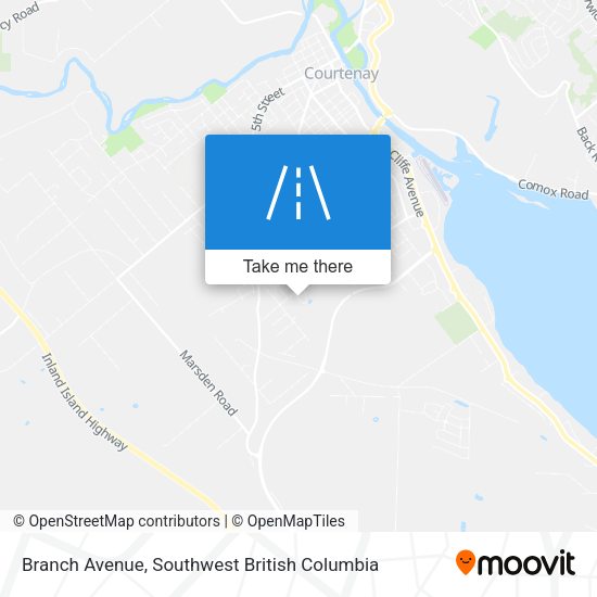 Branch Avenue map