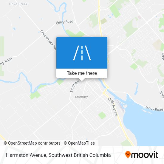 Harmston Avenue map