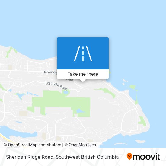 Sheridan Ridge Road plan