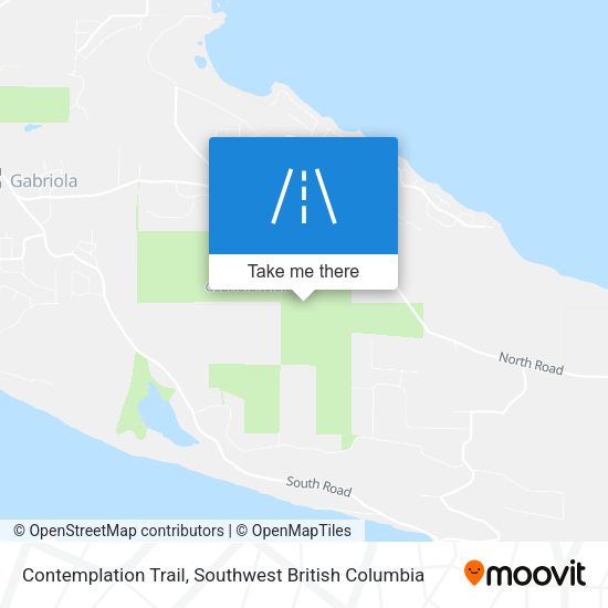 Contemplation Trail map