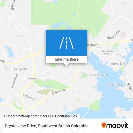 Crystalview Drive map