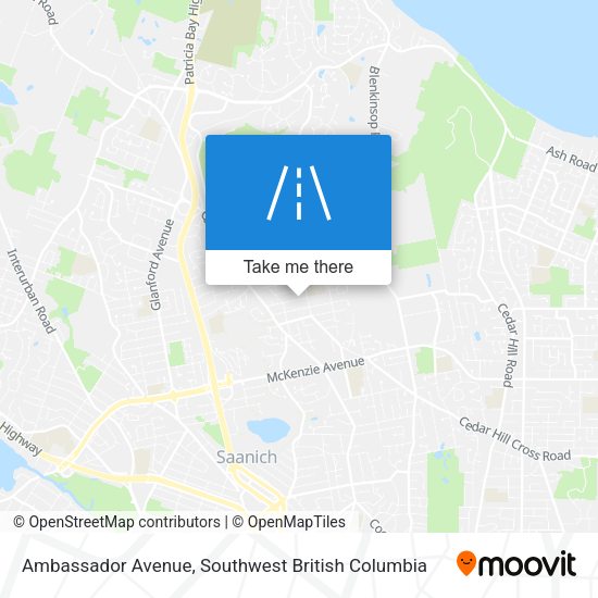 Ambassador Avenue map