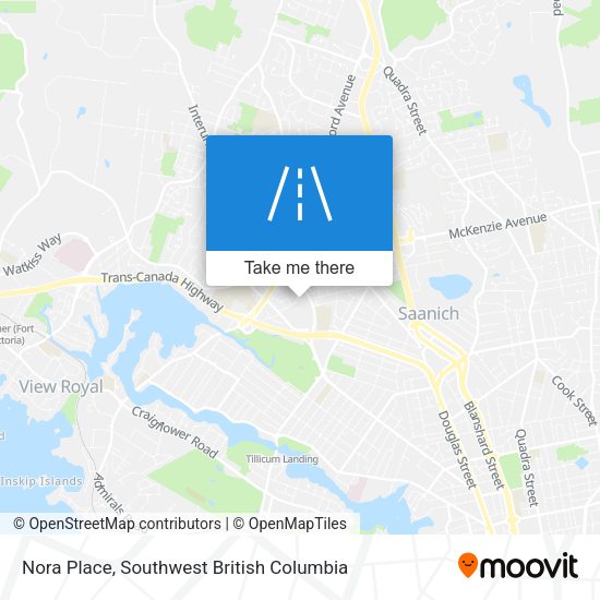 Nora Place map