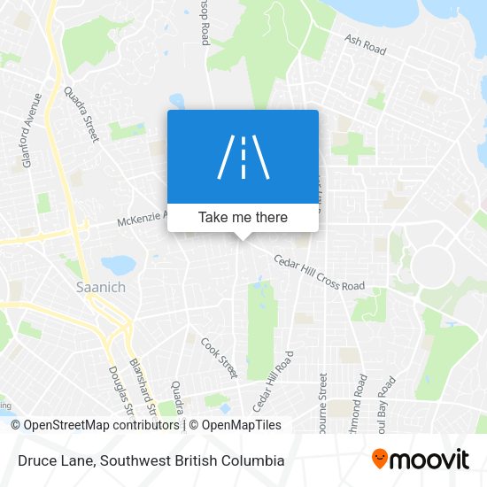 Druce Lane map