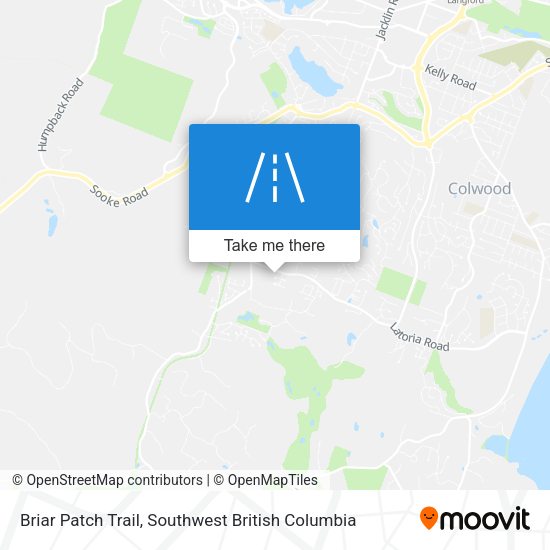 Briar Patch Trail map