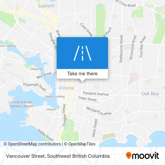 Vancouver Street map