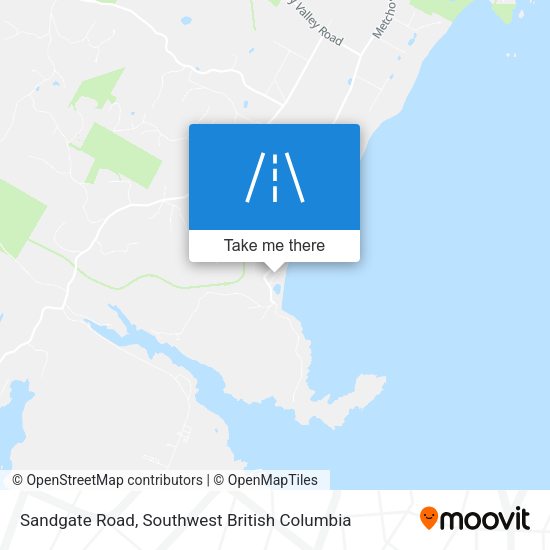 Sandgate Road map