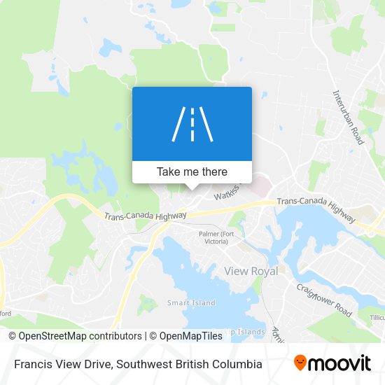Francis View Drive map