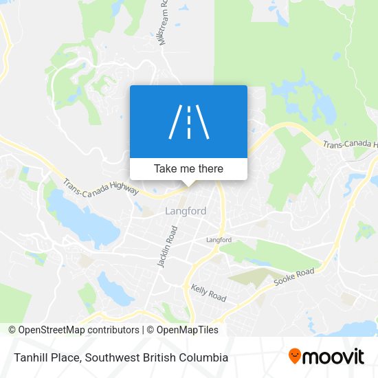 Tanhill Place map
