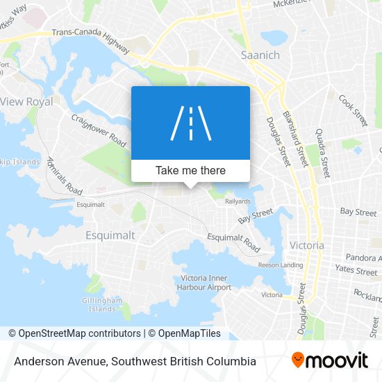 Anderson Avenue map