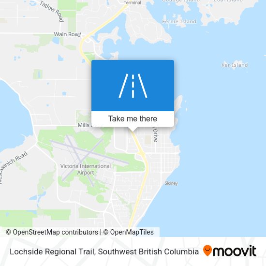Lochside Regional Trail map