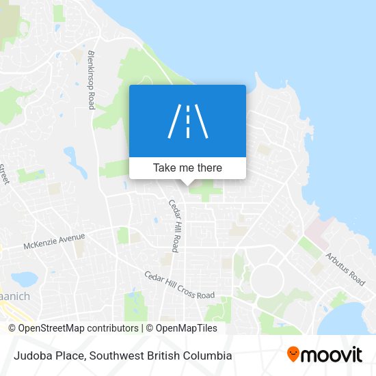Judoba Place map